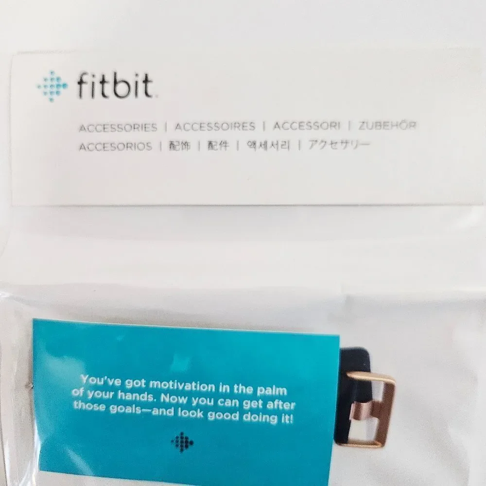 NIB Fitbit Versa Classic Replacement Watch Band Navy Blue Factory Sealed New